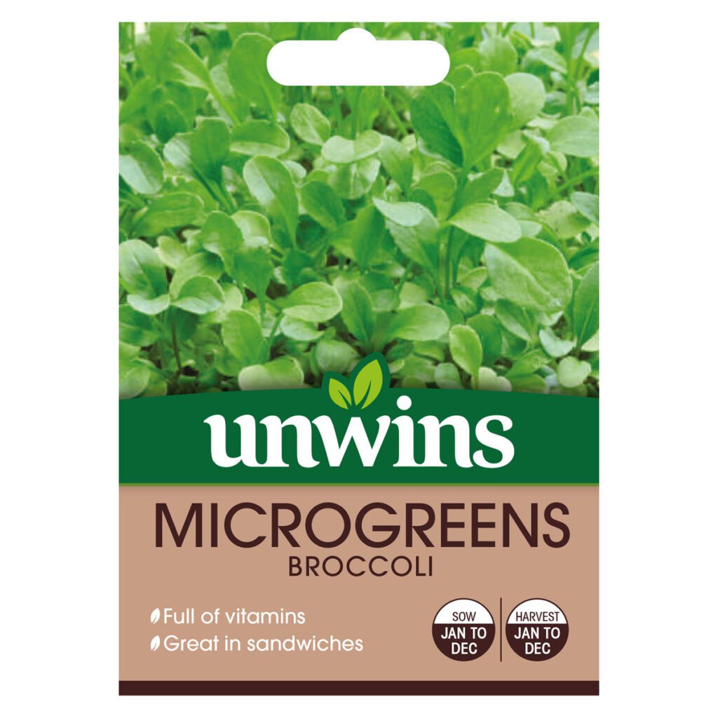 Unwins Microgreens Broccoli Seeds 5051618030526 2
